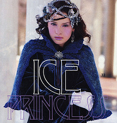 Ice Princess Picot-Trimmed Capelet